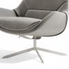 Studio Suede Swivel Armchair